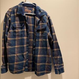 Orvis Blue and Brown Plaid Jacket